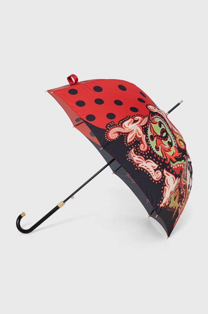 Парасоля Moschino колір червоний (2392281)
