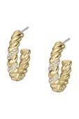 Сережки Fossil колір золотий (2791819)
