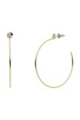 Сережки Fossil колір золотий (2846461)
