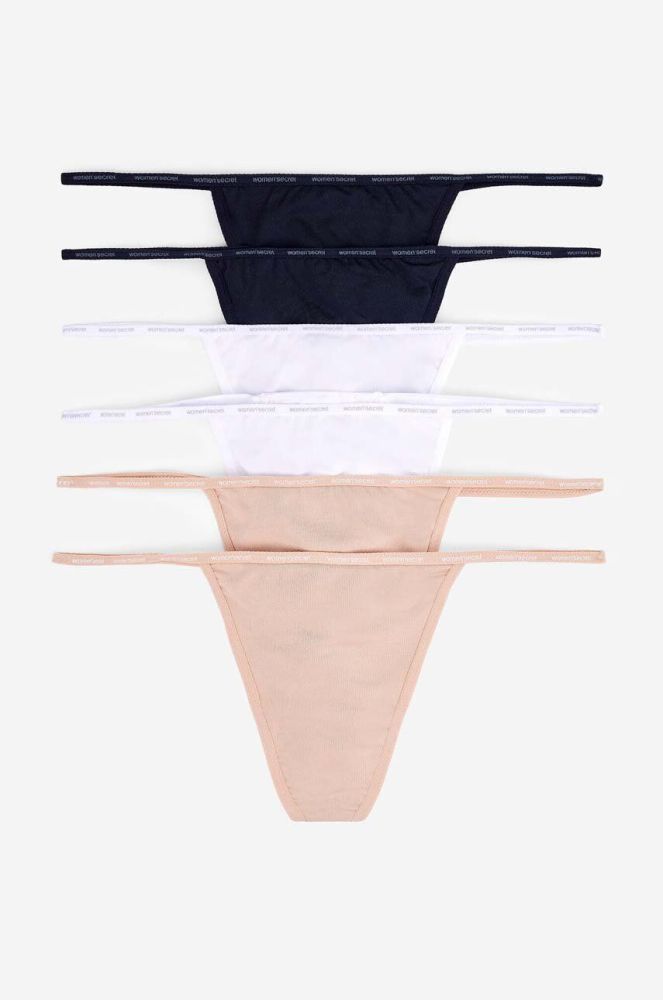 Стринги women'secret 6-pack колір барвистий (3253349)