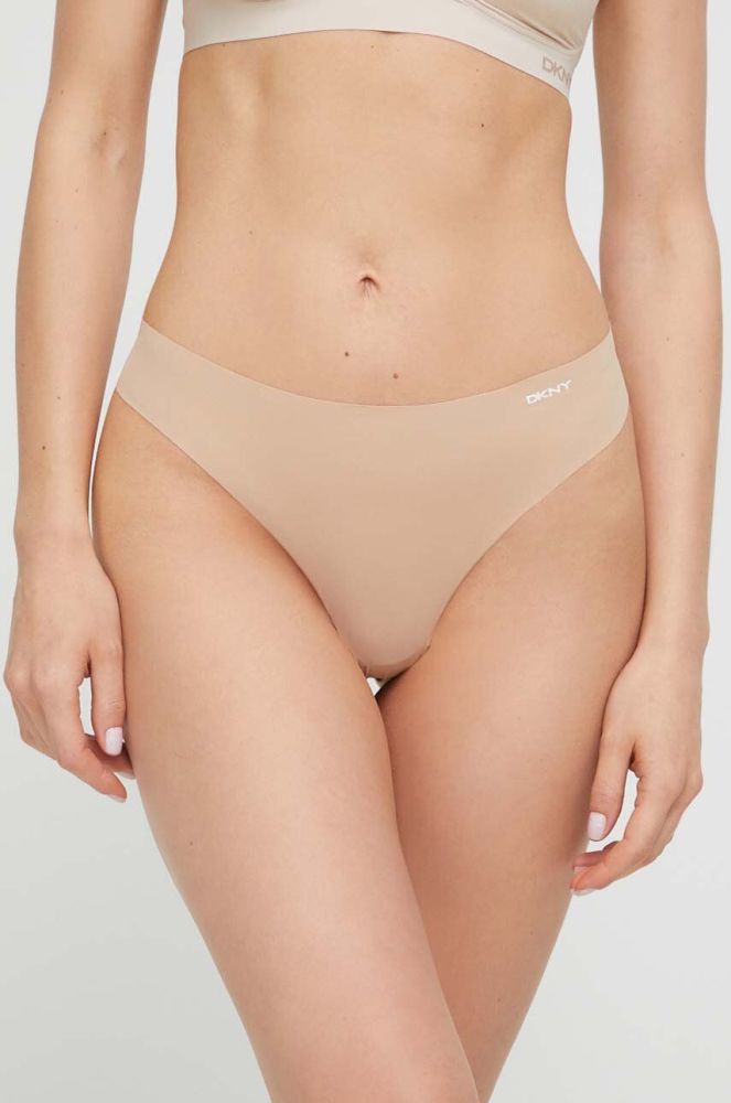 Стринги Dkny 3-pack колір чорний (3324368)