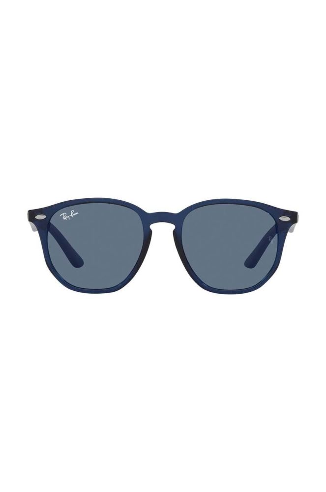 Дитячі сонцезахисні окуляри Ray-Ban Junior колір синій 0RJ9070S