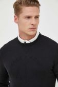 Светр Armani Exchange чоловічий колір чорний легкий