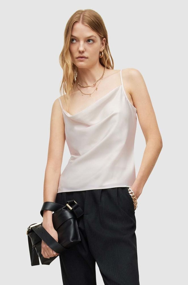 Блузка AllSaints колір білий