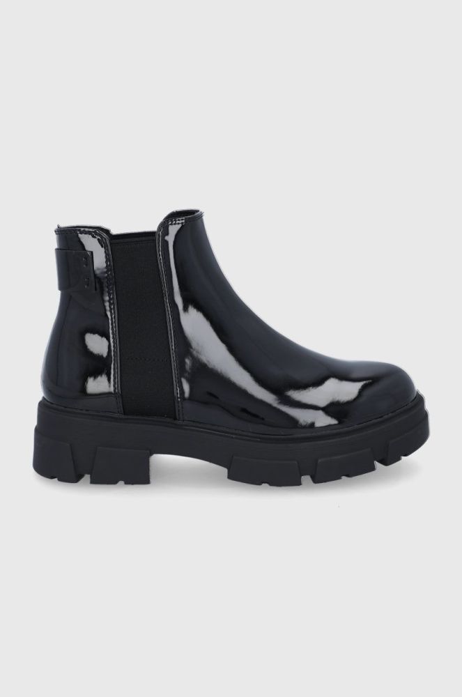 Черевики Aldo жіночі колір чорний на платформі (1794686)
