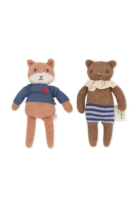М'яка іграшка для немовлят Konges Sl?jd 2-pack колір барвистий (2847173)