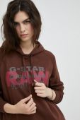 Кофта G-Star Raw жіноча колір коричневий з принтом