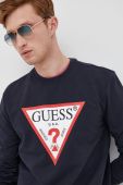 Кофта Guess чоловіча колір синій з принтом (2434158)