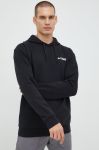 Кофта adidas TERREX Logo чоловіча колір чорний однотонна