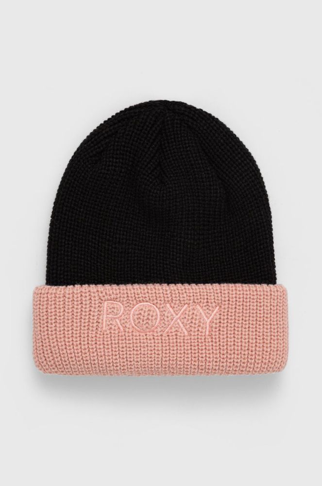 Шапка Roxy Freja колір чорний