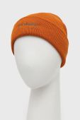 Дитяча шапка Columbia колір помаранчевий з товстого трикотажу (2608162)