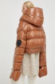 Пухова куртка MMC STUDIO Maffo Gloss жіноча колір коричневий зимова oversize