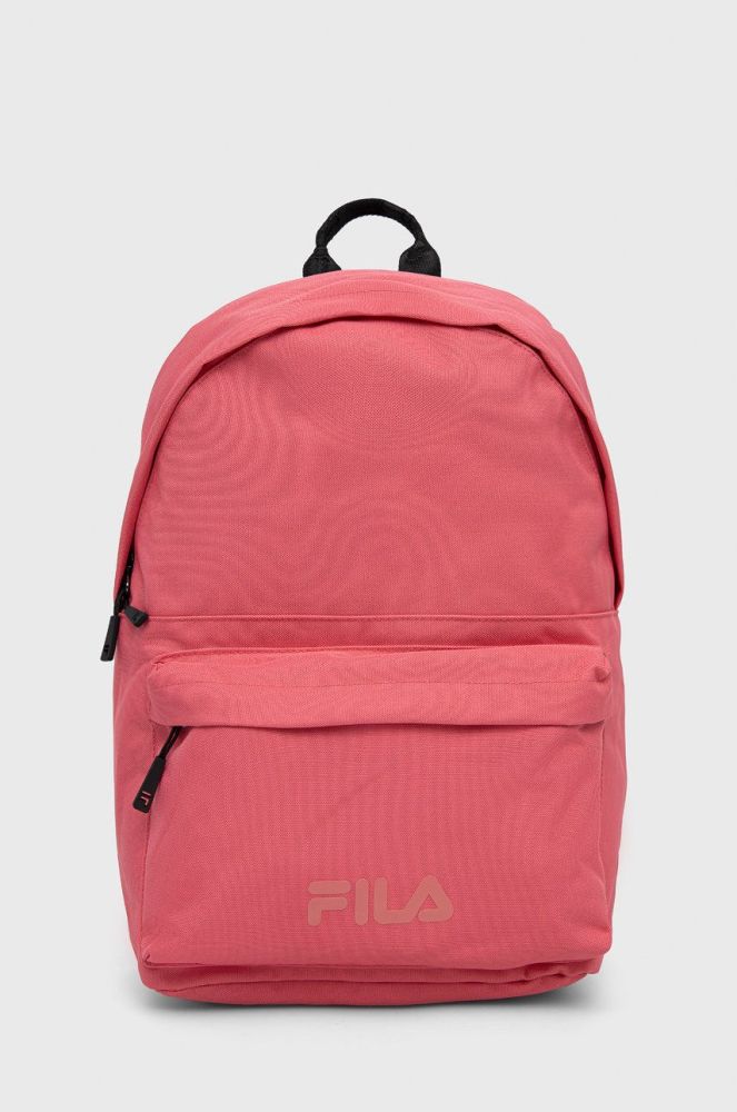 Рюкзак Fila колір рожевий великий однотонний