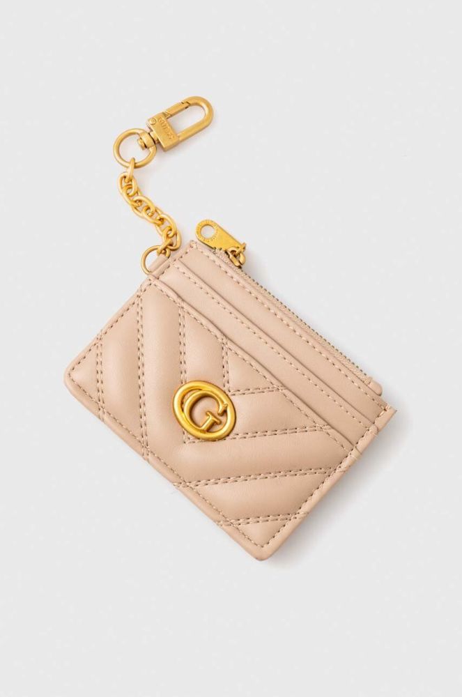 Гаманець Guess жіночий колір бежевий (3577292)