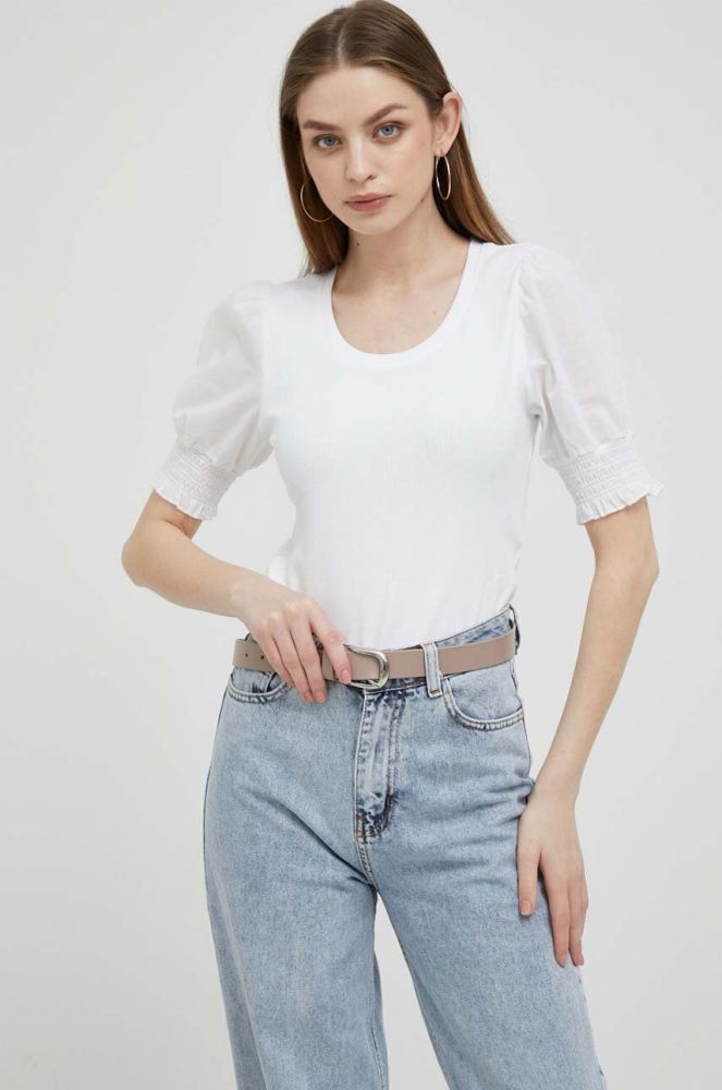 Бавовняна футболка Dkny колір білий (3298993)