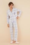 Бавовняна піжама women'secret Snoopy з бавовни 3136059 колір блакитний