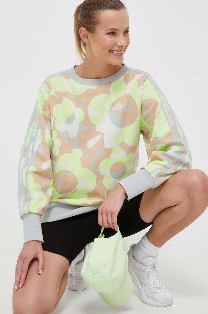 Кофта adidas жіноча  візерунок колір барвистий (3351516)