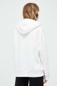 Кофта Gant жіноча колір білий з капюшоном з аплікацією
