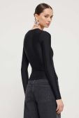 Лонгслів Rotate жіночий колір чорний (3546353)
