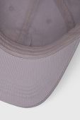 Кепка Guess колір фіолетовий з аплікацією