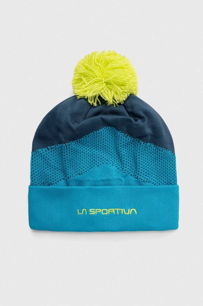 Шапка LA Sportiva Knitty колір блакитний