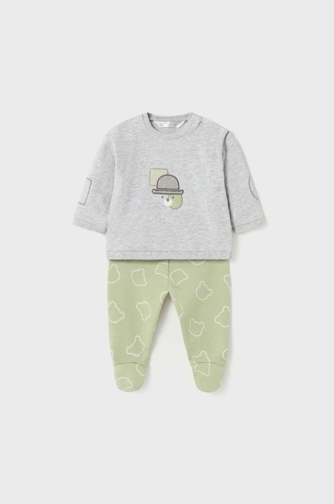 Комплект для немовлят Mayoral Newborn Gift box колір зелений (3461125)
