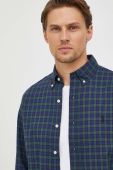 Бавовняна сорочка Polo Ralph Lauren чоловіча колір чорний regular комір button-down (3477299)