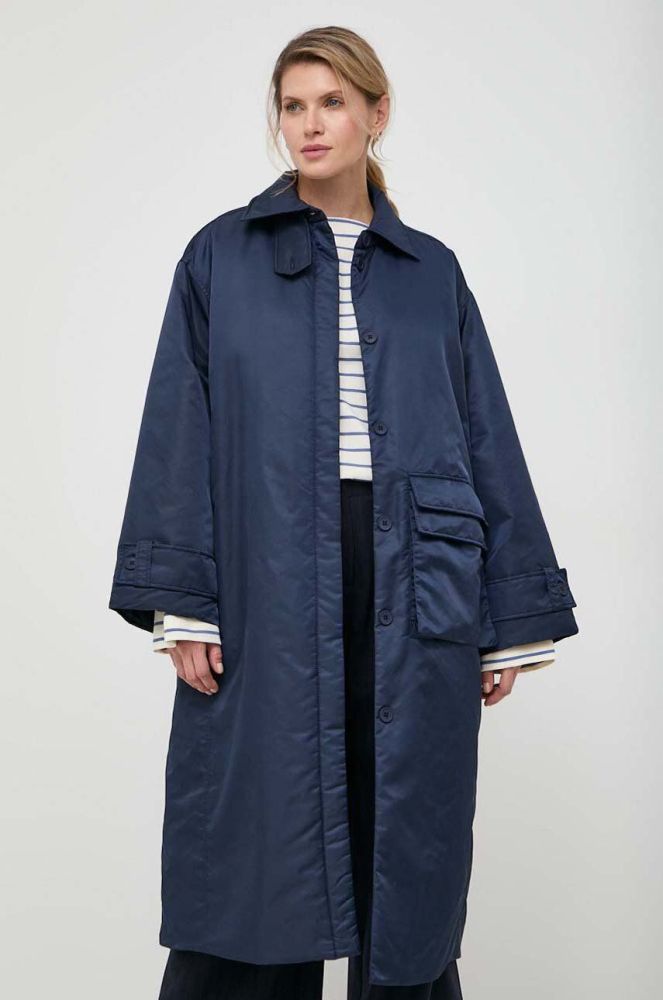 Куртка Lovechild жіноча колір синій перехідна oversize (3634706)