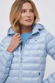 Куртка Tommy Hilfiger жіноча перехідна колір блакитний (3417584)