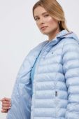 Куртка Tommy Hilfiger жіноча перехідна колір блакитний (3417584)