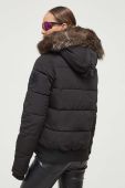 Куртка Superdry жіноча колір чорний зимова (3489596)