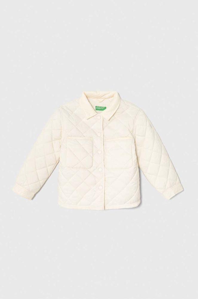 Дитяча куртка United Colors of Benetton колір бежевий (3462388)