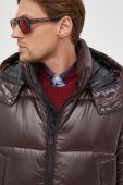 Куртка Save The Duck чоловіча колір коричневий зимова (3577916)