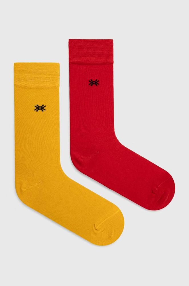 Шкарпетки United Colors of Benetton 2-pack колір барвистий (3401072)