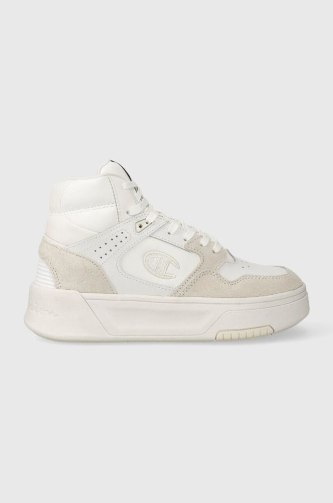 Шкіряні кросівки Champion Z80 HI PLATFORM SL Mid колір білий