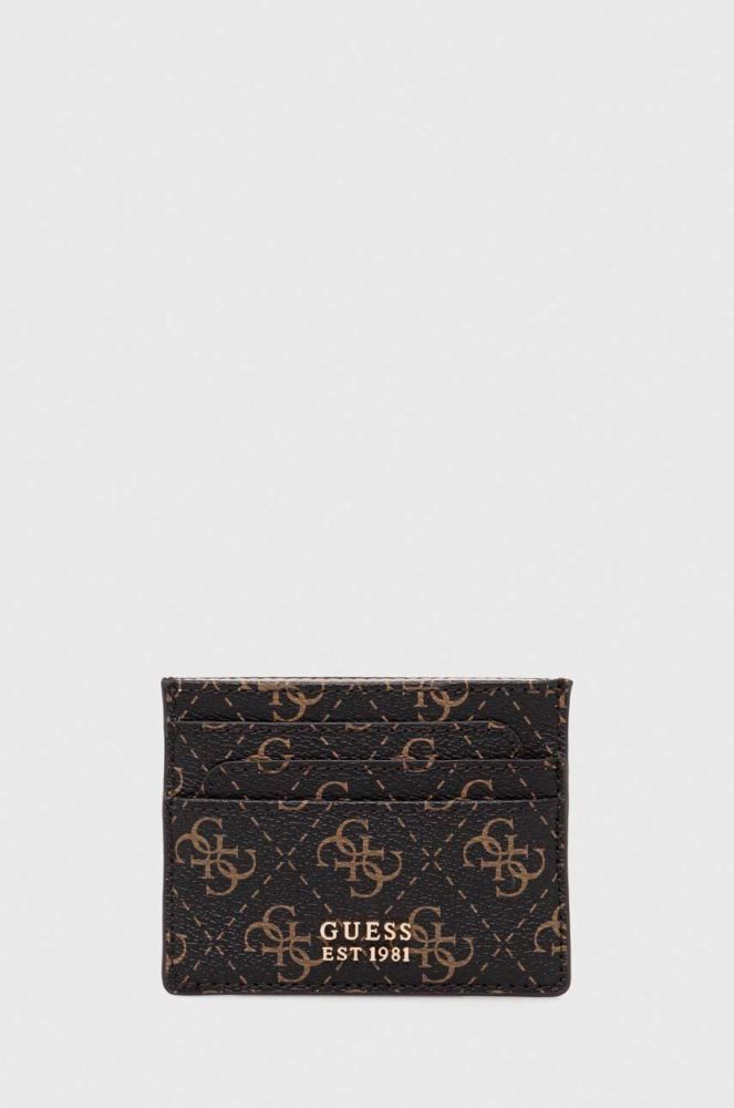 Чохол на банківські карти Guess колір коричневий (3330182)