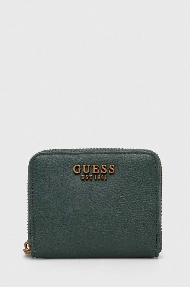 Гаманець Guess жіночий колір зелений (3578185)