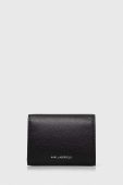 Шкіряний гаманець Karl Lagerfeld жіночий колір чорний (3493209)
