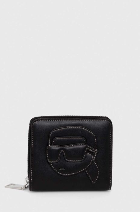 Гаманець Karl Lagerfeld жіночий колір чорний (3538251)