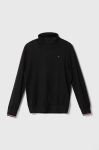 Дитячий светр Tommy Hilfiger колір чорний легкий