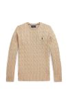 Вовняний дитячий светр Polo Ralph Lauren колір бежевий
