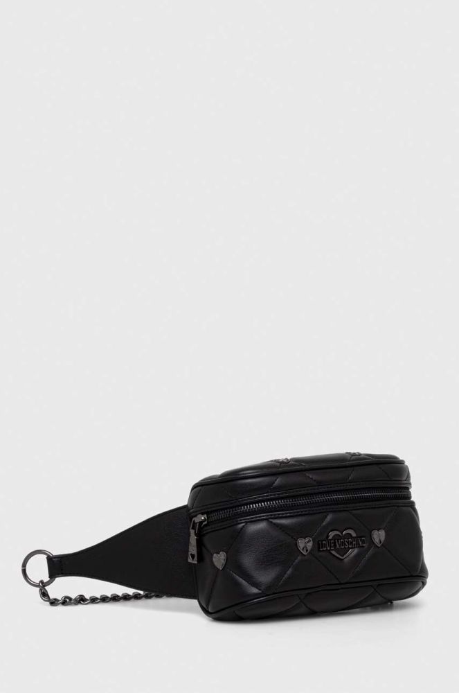 Сумка на пояс Love Moschino колір чорний (3626399)