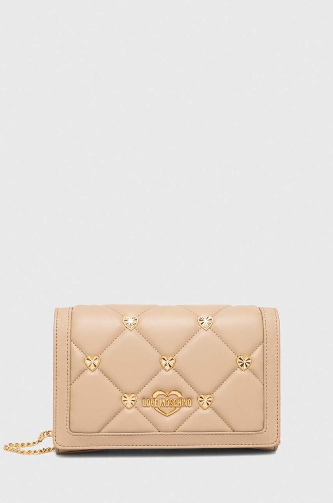Сумочка Love Moschino колір бежевий (3622600)