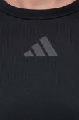 Тренувальна футболка adidas Performance HIIT Slg колір чорний з принтом