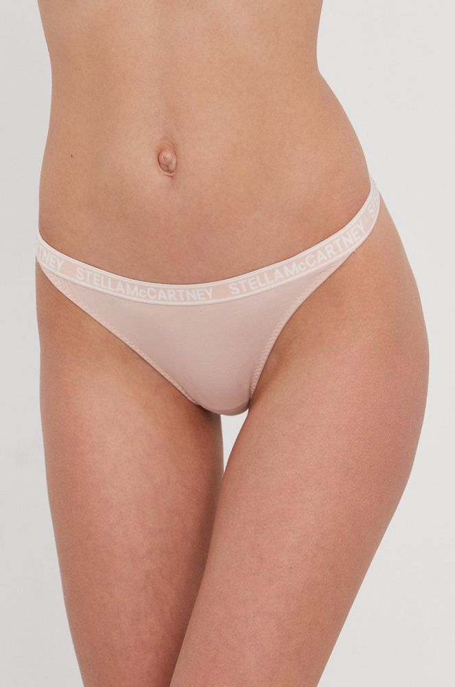 Стринги Stella McCartney Lingerie колір рожевий