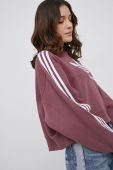 Кофта adidas Originals Adicolor HC4620 жіноча колір фіолетовий гладка HC4620-QUICRI