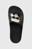 Шльопанці Karl Lagerfeld Kondo Tred жіночі колір чорний