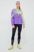 Вітровка adidas Performance Back to Sport колір фіолетовий перехідна oversize