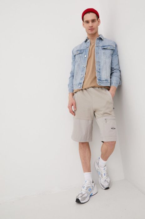 Джинсова куртка Superdry чоловіча перехідна колір блакитний (2332999)