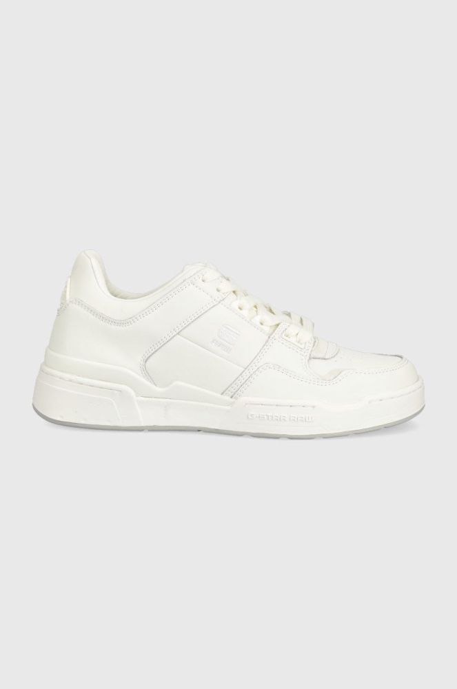 Шкіряні кросівки G-Star Raw Attacc Bsc колір білий